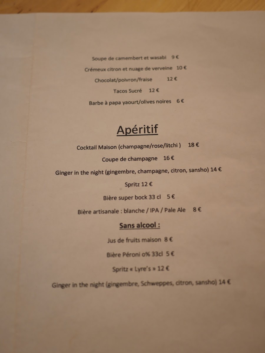 Menu Audass’ 2.0-4